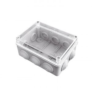 Коробка распаячная КМР-050-041пк пылевлагозащищенная,10 мембранных вводов, уплотнительный шнур, проз (арт. 624300)