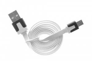 Кабель Olto USB(A) - microUSB, 1 м, белый, ACCZ-3015 White (арт. 563000)