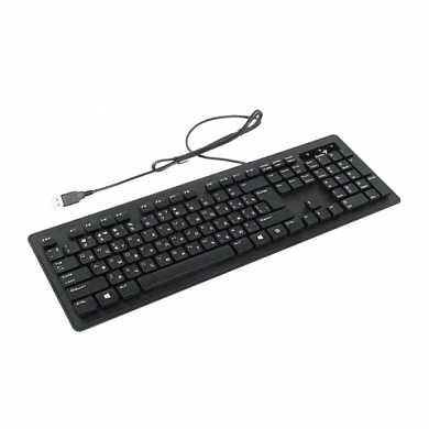 Клавиатура проводная GENIUS SlimStar 130, USB, 104 клавиши, черный, клавиатура островного типа, 31300714103 (арт. 511846)