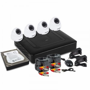 Комплект видеонаблюдения на 4 внутренние камеры AHD-M (с HDD-1Tб) ProConnect, 45-0413 (арт. 609657)