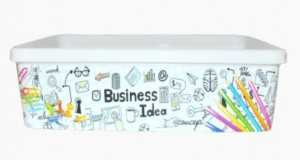 Лоток для мелочей BranQ "Карандашница", 20х13.5х6.5см, белый, BQ2253КА-НК (арт. 637400) купить в интернет-магазине ТОО Снабжающая компания от 1 176 T, а также и другие Емкости для хранения вещей на сайте dulat.kz оптом и в розницу