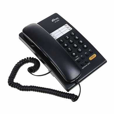 Телефон RITMIX RT-330 black, быстрый набор 3 номеров, мелодия удержания, черный, 15118350 (арт. 262837) купить в интернет-магазине ТОО Снабжающая компания от 11 123 T, а также и другие Стационарные телефоны на сайте dulat.kz оптом и в розницу
