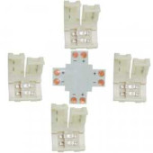 Ecola Комплект Соед Плата X Для Зажим Разъема + 4 Зажима 2-Х Конт. Smd5050 Sc21Uxesb (арт. 542053)