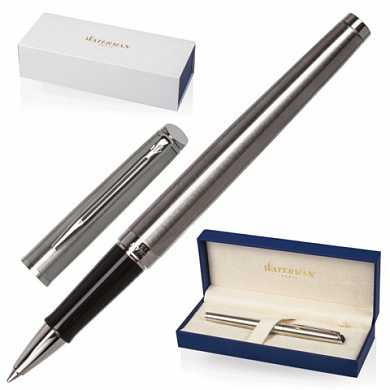 Ручка-роллер WATERMAN "Hemisphere Steel CT", корпус серебристый, нержавеющая сталь, хромированные детали, черная, S0920450 (арт. 141968) купить в интернет-магазине ТОО Снабжающая компания от 52 528 T, а также и другие Ручки класса "VIP" подарочные на сайте dulat.kz оптом и в розницу