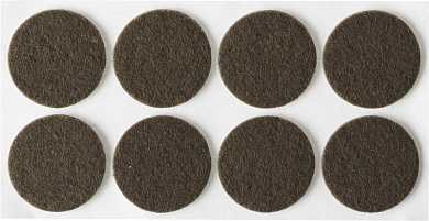 Накладки STAYER "COMFORT" на мебельные ножки, самоклеящиеся, фетровые, коричневые, круглые - диаметр 25 мм, 8 шт (арт. 40910-25)