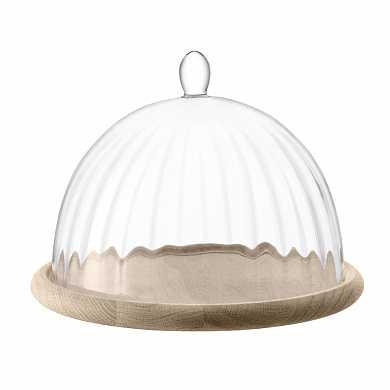 Блюдо со стеклянным куполом Aurelia d25 см (арт. G1357-25-776)