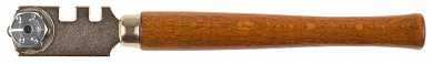 Стеклорез STAYER "PROFI" роликовый, 6 режущих элементов, с деревянной ручкой (арт. 3365_z01)