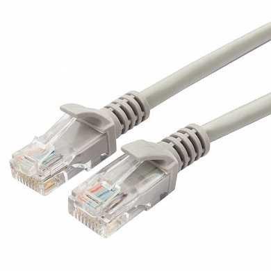 Кабель (патчкорд) UTP 5e категория, RJ-45, 3 м, CABLEXPERT, для подключения по локальной сети LAN, PP12-3M (арт. 512672)