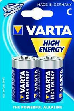 Батарейка Varta 4914.121.412 High Energy Lr14/343 Bl2 (арт. 16889)