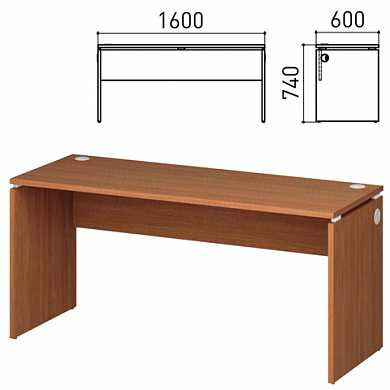 Стол письменный "Профит", 1600х600х740 мм, орех онтарио, 402749-160 (арт. 640667) купить в интернет-магазине ТОО Снабжающая компания от 92 267 T, а также и другие Набор мебели "Профит" на сайте dulat.kz оптом и в розницу