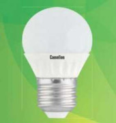Лампа светодиодная Camelion Шар G45 E27 3W(265Lm) 4500 Матовая 75X45 Пластик/Керам 180° Basicpower Led3-G45/845/E27 (арт. 420346)