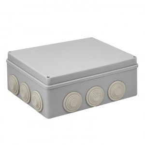 Коробка распаячная КМР-050-043 пылевлагозащитная, 12 мембранных вводов, уплотнительный шнур (240х190 (арт. 624799)