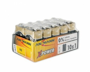 Э/п Ansmann X-POWER 5015711 6LR61 SR10 (арт. 626058) купить в интернет-магазине ТОО Снабжающая компания от 2 205 T, а также и другие 6F22 батарейки (крона) на сайте dulat.kz оптом и в розницу