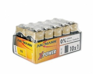 Э/п Ansmann X-POWER 5015711 6LR61 SR10 (арт. 626058) купить в интернет-магазине ТОО Снабжающая компания от 2 205 T, а также и другие 6F22 батарейки (крона) на сайте dulat.kz оптом и в розницу