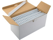 ПРУЖИНА ПЛАСТИКОВАЯ В НАБОРЕ - 25ММ 50ШТ. БЕЛЫЙ