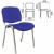 Стул для персонала и посетителей "ИЗО", хромированный каркас, ткань синяя (арт. 531141) купить в интернет-магазине ТОО Снабжающая компания от 23 373 T, а также и другие Стулья офисные на сайте dulat.kz оптом и в розницу