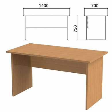 Стол письменный "Этюд", 1400х700х750 мм, бук бавария, 400028-55 (арт. 640285) купить в интернет-магазине ТОО Снабжающая компания от 72 814 T, а также и другие Набор мебели "Этюд" на сайте dulat.kz оптом и в розницу