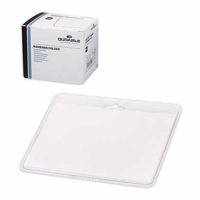 Бейджи DURABLE, комплект 20 шт., 60х90 мм, горизонтальные, прозрачные, ПВХ, 8135-19 (арт. 236424) купить в интернет-магазине ТОО Снабжающая компания от 27 195 T, а также и другие Бейджи на сайте dulat.kz оптом и в розницу