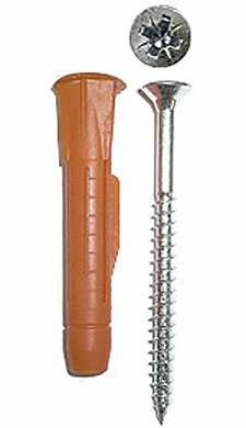 Дюбель универсальный полипропиленовый, с бортиком, в комплекте с оцинкованным шурупом, 12 х 71 мм, 6 шт, ЗУБР (арт. 4-301206-12-071) купить в интернет-магазине ТОО Снабжающая компания от 539 T, а также и другие Дюбель-гвозди, дюбель-шурупы на сайте dulat.kz оптом и в розницу