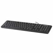 Клавиатура проводная SONNEN KB-8136, USB, 107 клавиш, черная (арт. 512651)