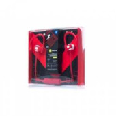 Наушники Harper HB-107 Red, беспроводные, Bluetooth, красные (арт. 601195)
