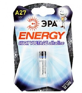 Э/п ЭРА A27 12V BL1 (арт. 338736) купить в интернет-магазине ТОО Снабжающая компания от 539 T, а также и другие Батарейки для сигнализации на сайте dulat.kz оптом и в розницу