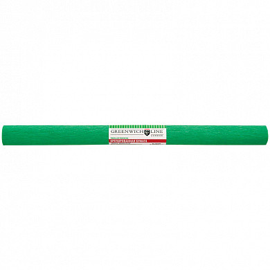 Бумага крепированная Greenwich Line, 50*250см, 32г/м2, зеленая, в рулоне (арт. CR25068)