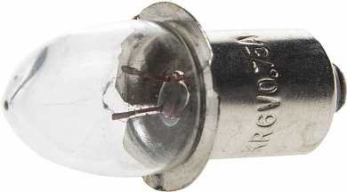 Лампа криптоновая СВЕТОЗАР без резьбы, для фонарей с 5-ю батареями, 6 В / 0,75 А (арт. SV-56974)