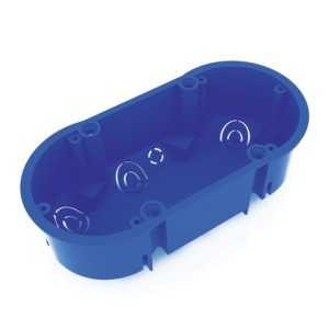 Коробка установочная T-plast СУ, 140х65х45мм, 2-местная, для полых стен, металлические лапки, 50-65-001-005 (арт. 638684) купить в интернет-магазине ТОО Снабжающая компания от 686 T, а также и другие Коробки для гипсокартона на сайте dulat.kz оптом и в розницу