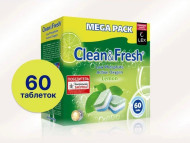 Таблетки для посудомоечных машин Clean&Fresh, 60 штук, МО-82 (арт. 656235)