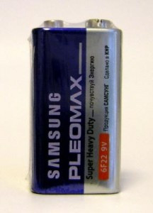 Э/п Pleomax Samsung /6F22 1S (арт. 16190) купить в интернет-магазине ТОО Снабжающая компания от 931 T, а также и другие 6F22 батарейки (крона) на сайте dulat.kz оптом и в розницу