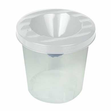 Стакан-непроливайка ПИФАГОР, белый, прозрачный (арт. 191309) купить в интернет-магазине ТОО Снабжающая компания от 147 T, а также и другие Стаканы-непроливайки для рисования на сайте dulat.kz оптом и в розницу