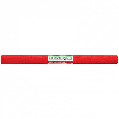 Бумага крепированная Greenwich Line, 50*250см, 32г/м2, красная, в рулоне (арт. CR25004) купить в интернет-магазине ТОО Снабжающая компания от 455 T, а также и другие Бумага цветная крепированная на сайте dulat.kz оптом и в розницу