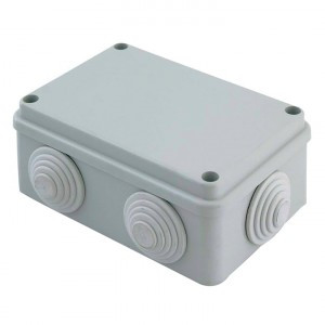 Коробка распаячная КМР-050-048 пылевлагозащитная, 10 мембранных вводов, уплотнительный шнур (120х80х (арт. 624249)