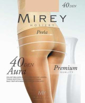 Колготки Мирей AURA 40 (1/48) nero 5, 74% полиамид, 23% эластан, 3% хлопок (арт. 498179)