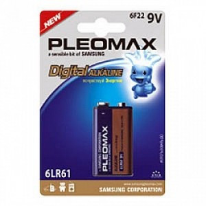 Э/п Pleomax Samsung 6LR61 BL1 (арт. 37469) купить в интернет-магазине ТОО Снабжающая компания от 1 911 T, а также и другие 6F22 батарейки (крона) на сайте dulat.kz оптом и в розницу