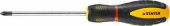 Отвертка STAYER "PROFI" "PROTech", двухкомп рукоятка, намагниченная, Cr-Mo, PH1x100мм (арт. 25132-1-10_z02)