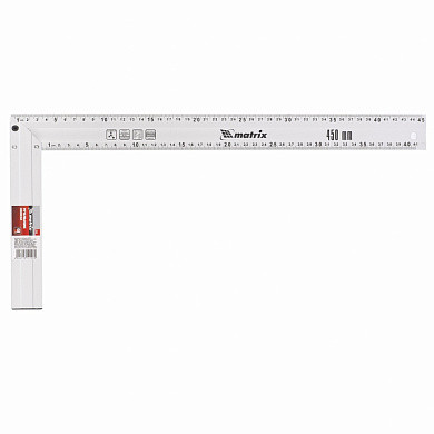Угольник, 450 мм, алюминиевый, литой MATRIX (арт. 32475) купить в интернет-магазине ТОО Снабжающая компания от 7 497 T, а также и другие Угольники на сайте dulat.kz оптом и в розницу