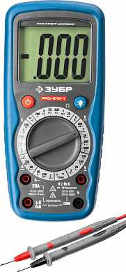 Мультиметр ЗУБР " ПРОФЕССИОНАЛ " PRO-815-Т цифровой (арт. 59815-T) купить в интернет-магазине ТОО Снабжающая компания от 41 552 T, а также и другие Мультиметры, детекторы, измерители на сайте dulat.kz оптом и в розницу