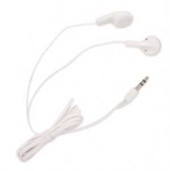 Наушники Olto VS-820 white, вакуумные, провод 1 м, белые, Jack 3.5 (арт. 601541)