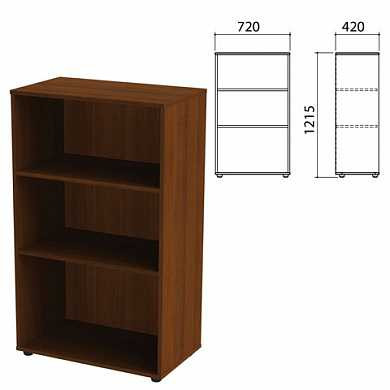 Шкаф (стеллаж) "Приоритет", 720х420х1215 мм, 2 полки, ноче милано, К-933 (арт. 640418) купить в интернет-магазине ТОО Снабжающая компания от 59 633 T, а также и другие Мебель для руководителей "Приоритет" на сайте dulat.kz оптом и в розницу