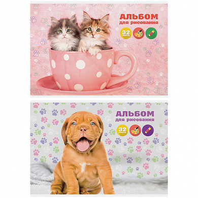 Альбом для рисования 32л., А4, на скрепке ArtSpace "Питомцы. So cute" (арт. А32_9079) купить в интернет-магазине ТОО Снабжающая компания от 441 T, а также и другие Альбомы и папки для рисования на сайте dulat.kz оптом и в розницу