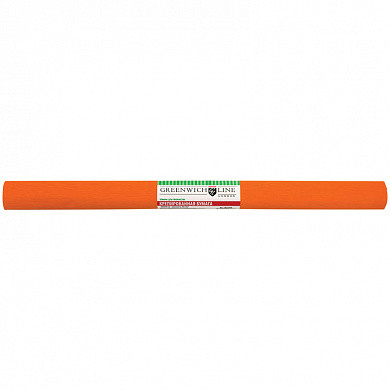 Бумага крепированная Greenwich Line, 50*250см, 32г/м2, оранжевая, в рулоне (арт. CR25020)