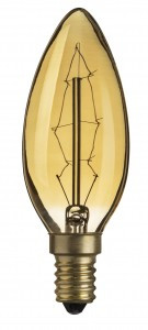 Navigator B35 E14 (10) 40W свеча прозрачная, золотистая Винтаж NI-V-C-C-40-230-E14 (10)-CLG 71953 (арт. 640498)