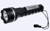 Космос Фонарь 2056Led (3Xr20) 3Светодиод. Черный+Сереб./Резина (арт. 130618)