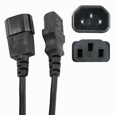 Кабель питания 1,8 м, CABLEXPERT, С14-С13, 10 А, с заземлением, PC-189-VDE (арт. 512111) купить в интернет-магазине ТОО Снабжающая компания от 3 136 T, а также и другие Информационный кабель, шнуры, удлинители на сайте dulat.kz оптом и в розницу
