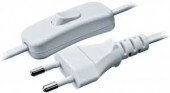 Navigator Шнур Для Бра С Выкл. 6А 250В 1,7 М (Шввп 2Х0,75 Белый) Nps-Fs-170-Wh 94667 (арт. 380628)