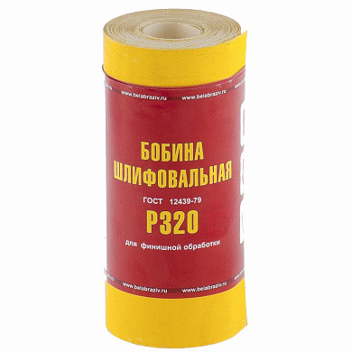 Шкурка на бумажной основе, LP41C, зернистость Р320, мини-рулон 115 мм х 5 метров (БАЗ) (арт. 75636) купить в интернет-магазине ТОО Снабжающая компания от 1 519 T, а также и другие Шкурка шлифовальная (наждачная бумага) на сайте dulat.kz оптом и в розницу
