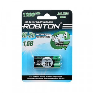 Ак-р Robiton R03 1000mAh 1000NZ BL2, 15020 (арт. 677069) купить в интернет-магазине ТОО Снабжающая компания от 1 470 T, а также и другие R03/AAA 286 аккумуляторы на сайте dulat.kz оптом и в розницу