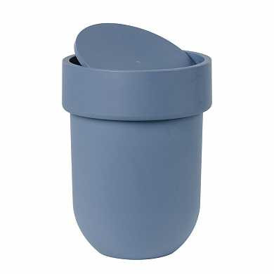 Контейнер мусорный Touch с крышкой дымчато-синий (арт. 023269-755)